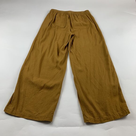 Old Navy Miners Gold Linen Blend Wide Leg Lounge Pant S - Picture 7 of 8